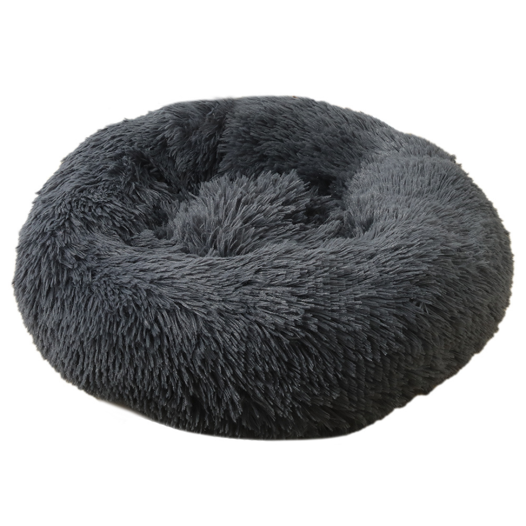 Dog Calming Bed Ultra Plush Cozy Nest With Raised Rim For Relaxing Sleep Fall 2025 Gift Idea