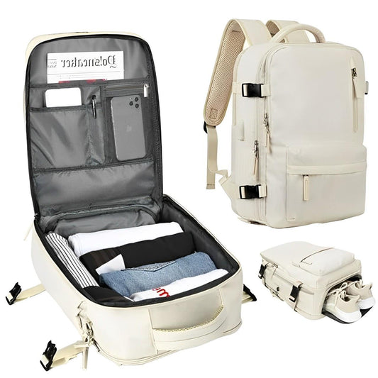 Travel2026 Edition Backpack Water-Resistant Nylon Ventilated Comfort Multi Compartment Storage Spring Travel Essentials