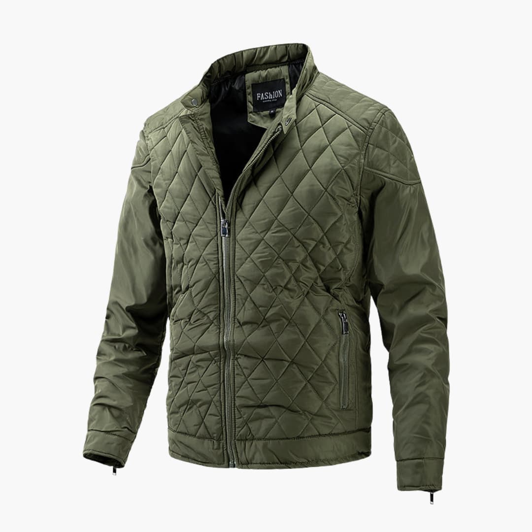 Light Men's Quilted Jacket - Diamond, Insulated