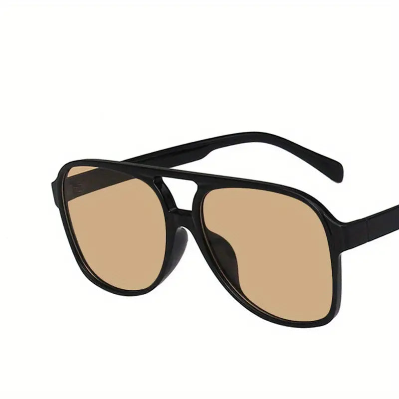 Übergroße und stilvolle Sonnenbrille für Damen – Retro-Design, Kunststoff, für den Sommer 0