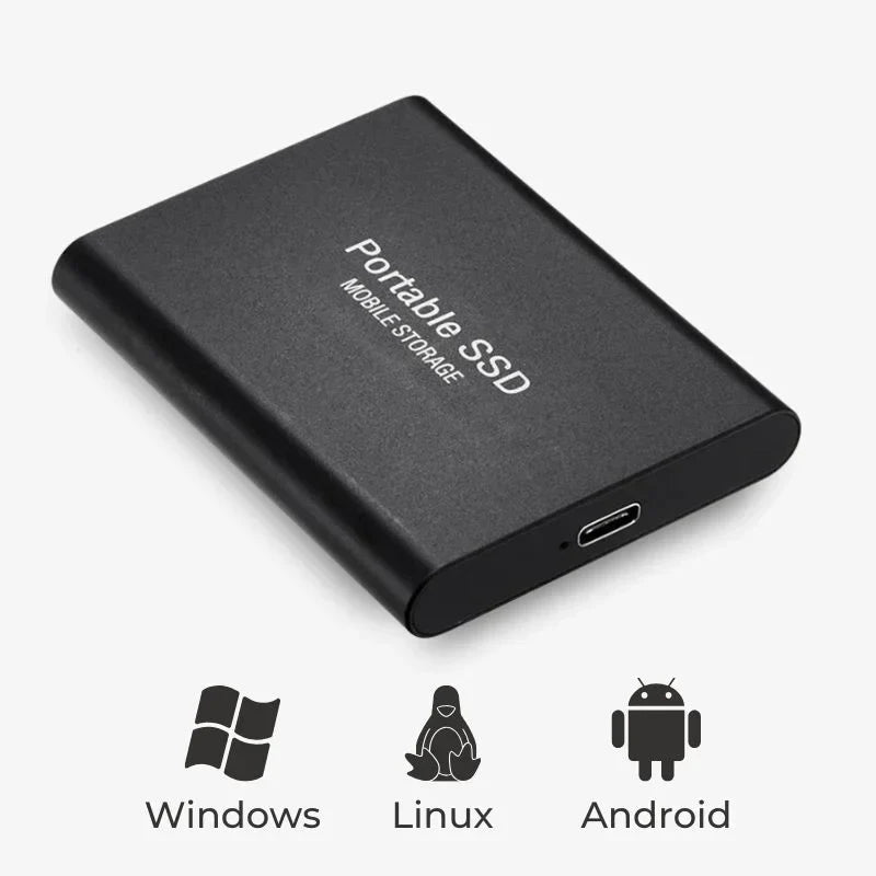 External SSD Travel-Friendly USB 3.1 Ultra Fast Backup Drive