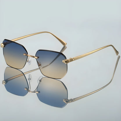 Ultraleichte Herren Sonnenbrille – minimalistisches Design, UV400 Schutz, für jeden Anlass 0