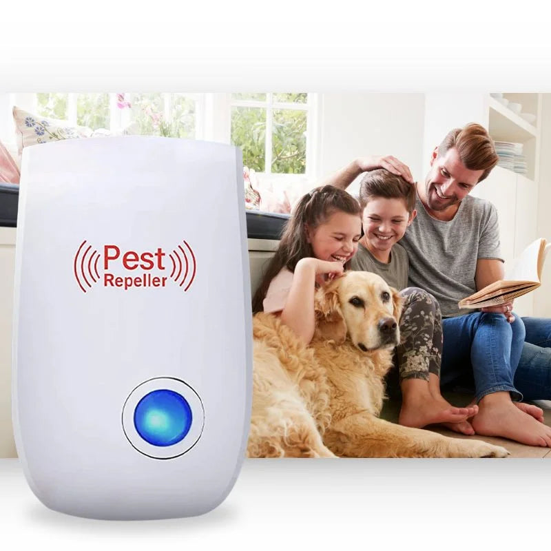 Fly Ultrasonic Repeller Silent Indoor Pest Control Safe