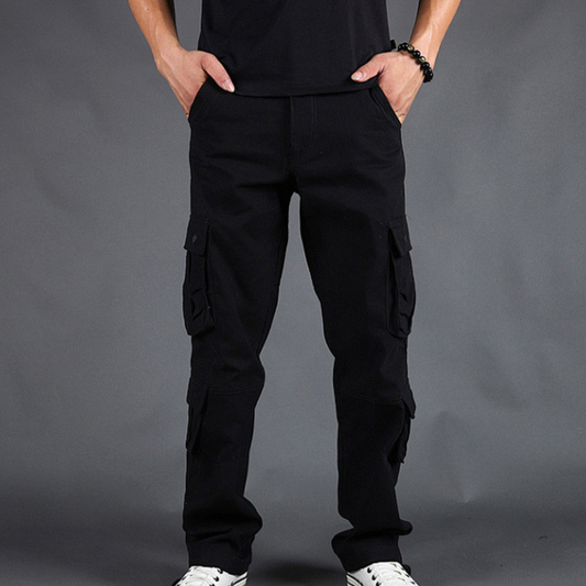 Versatile men's cargo pants – trendy fit, durable fabric, for casual outings 0