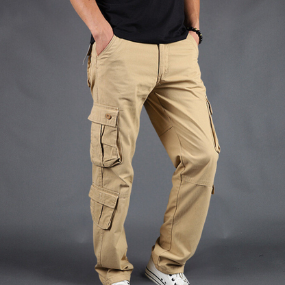 Versatile men's cargo pants – trendy fit, durable fabric, for casual outings 1