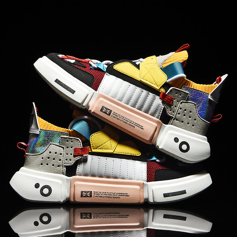 Versatile men’s skater sneakers – streetwear style, breathable material, for everyday wear 5