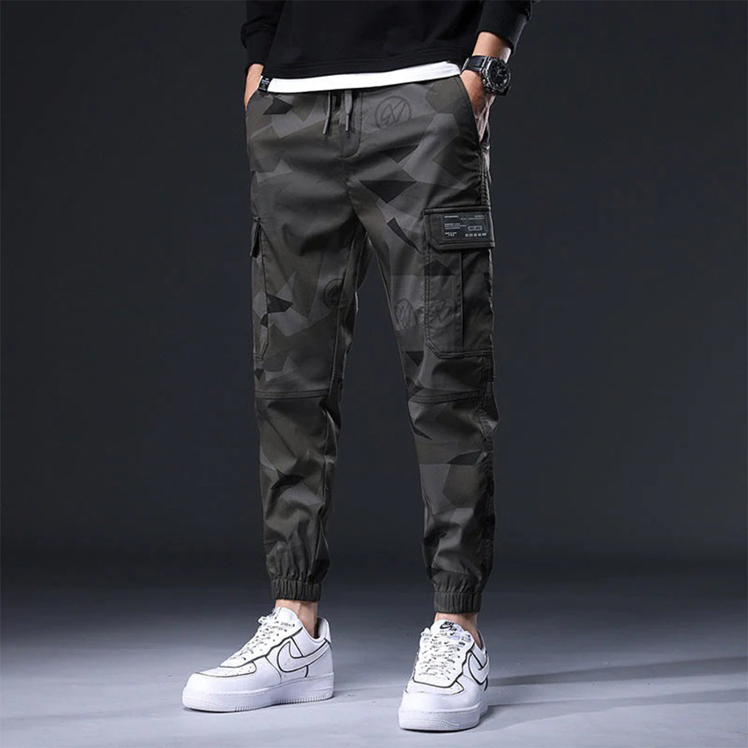 Versatile men's streetwear trousers – utility fit, breathable cotton, for casual outings 2