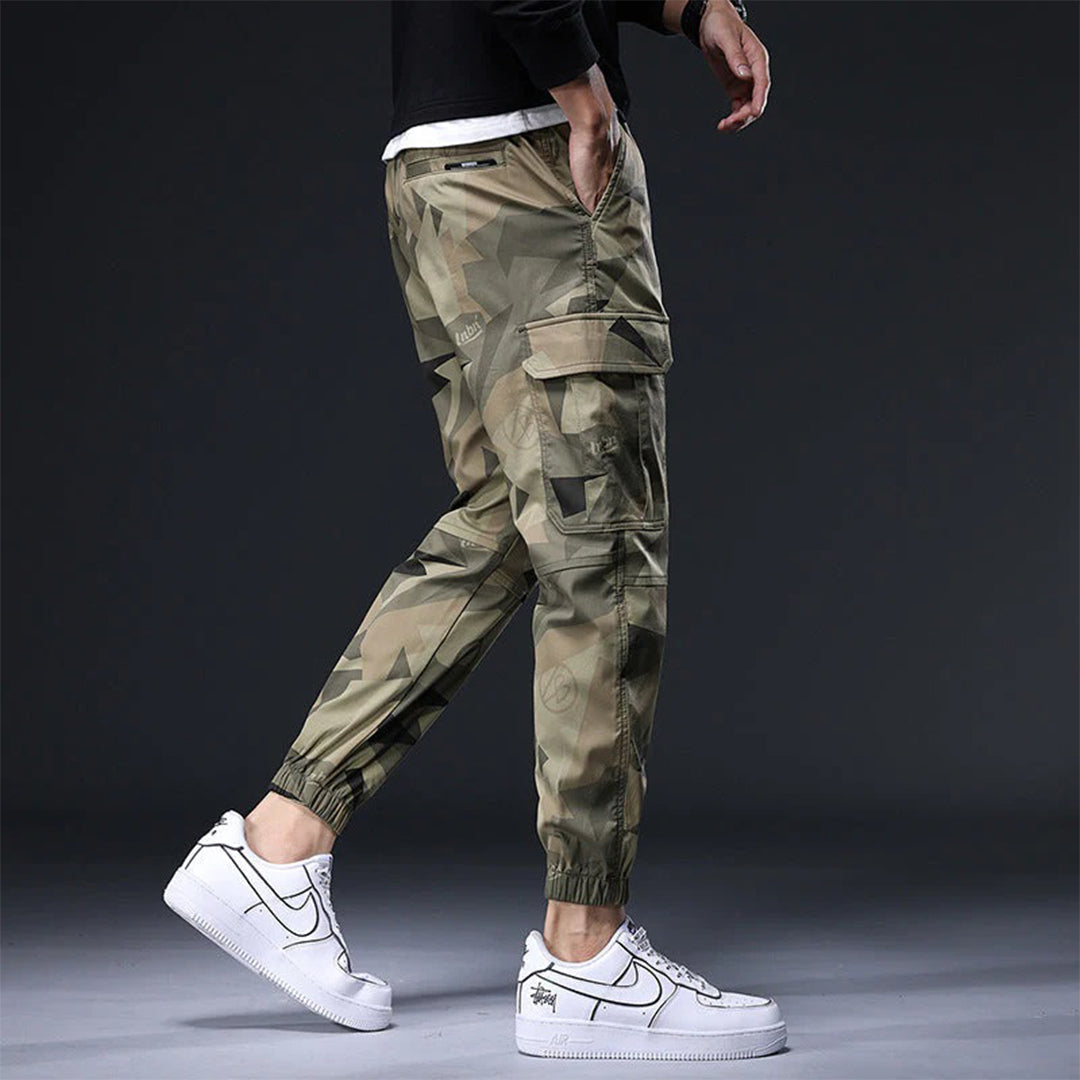 Versatile men's streetwear trousers – utility fit, breathable cotton, for casual outings 3