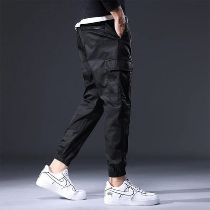 Versatile men's streetwear trousers – utility fit, breathable cotton, for casual outings 4