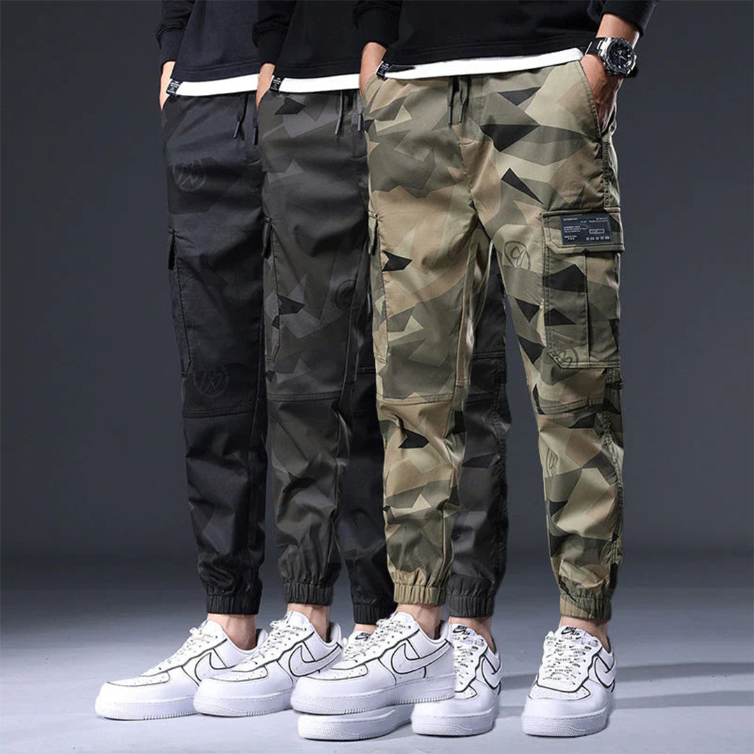Versatile men's streetwear trousers – utility fit, breathable cotton, for casual outings 7