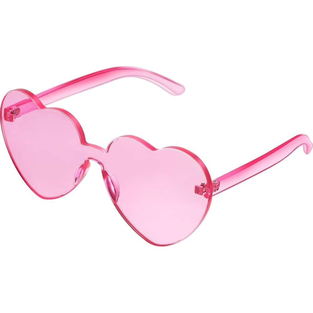 Verspielte Damen Sonnenbrille – herzförmiges, randloses Design, leicht, für den Sommer 7