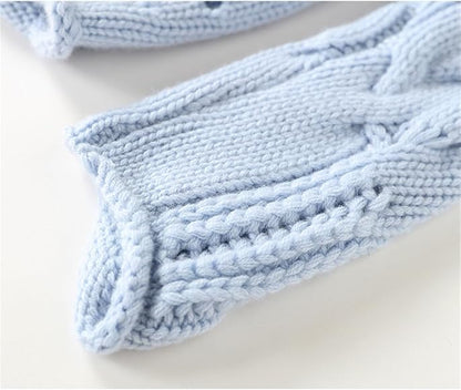 Plush Women’s Cashmere Sweater - Cable Knit, Cashmere, Casual
