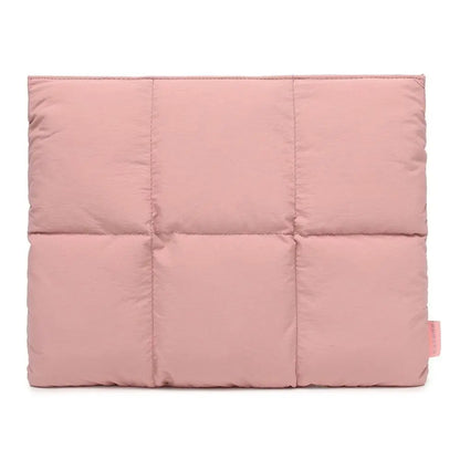 Water-Resistant Quilted Laptop Sleeve with Plush Padding and Shockproof Protection for 14-16 Inch Devices 6
