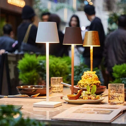 Touch-Control Battery-Powered LED Lamp - 10 Colors, Water-Resistant for Indoor and Outdoor Use