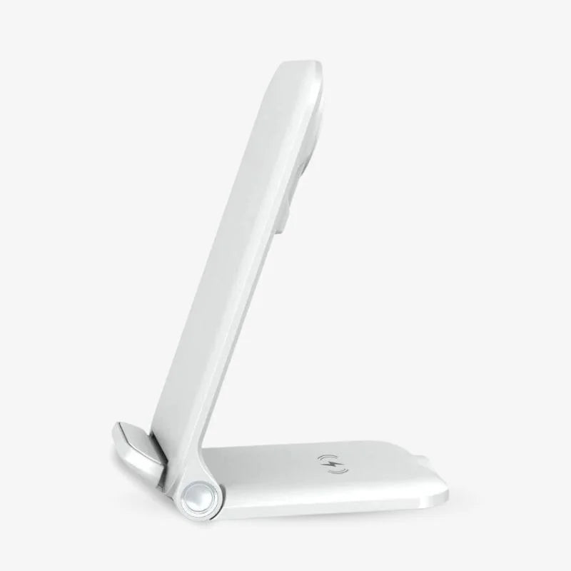 Cordless Charging Stand Foldable Desk Charger Space Saving