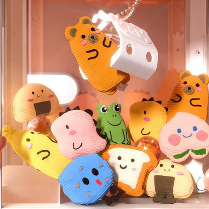 Cartoon Mini Claw Crane Machine Toy for Kids - Plush Rabbit Doll Grabber with Music & Lights