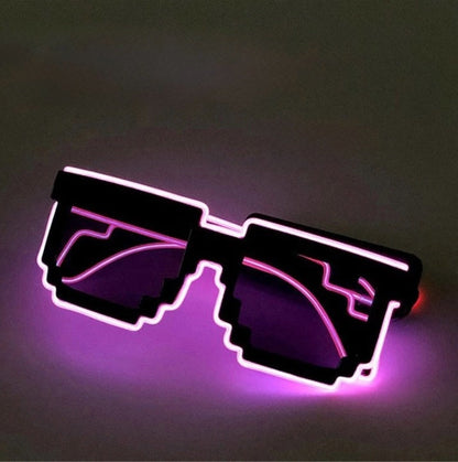 Glow Novelty in the Dark LED Glasses - Neon Lights for Weddings, Birthdays, Halloween Party Supplies