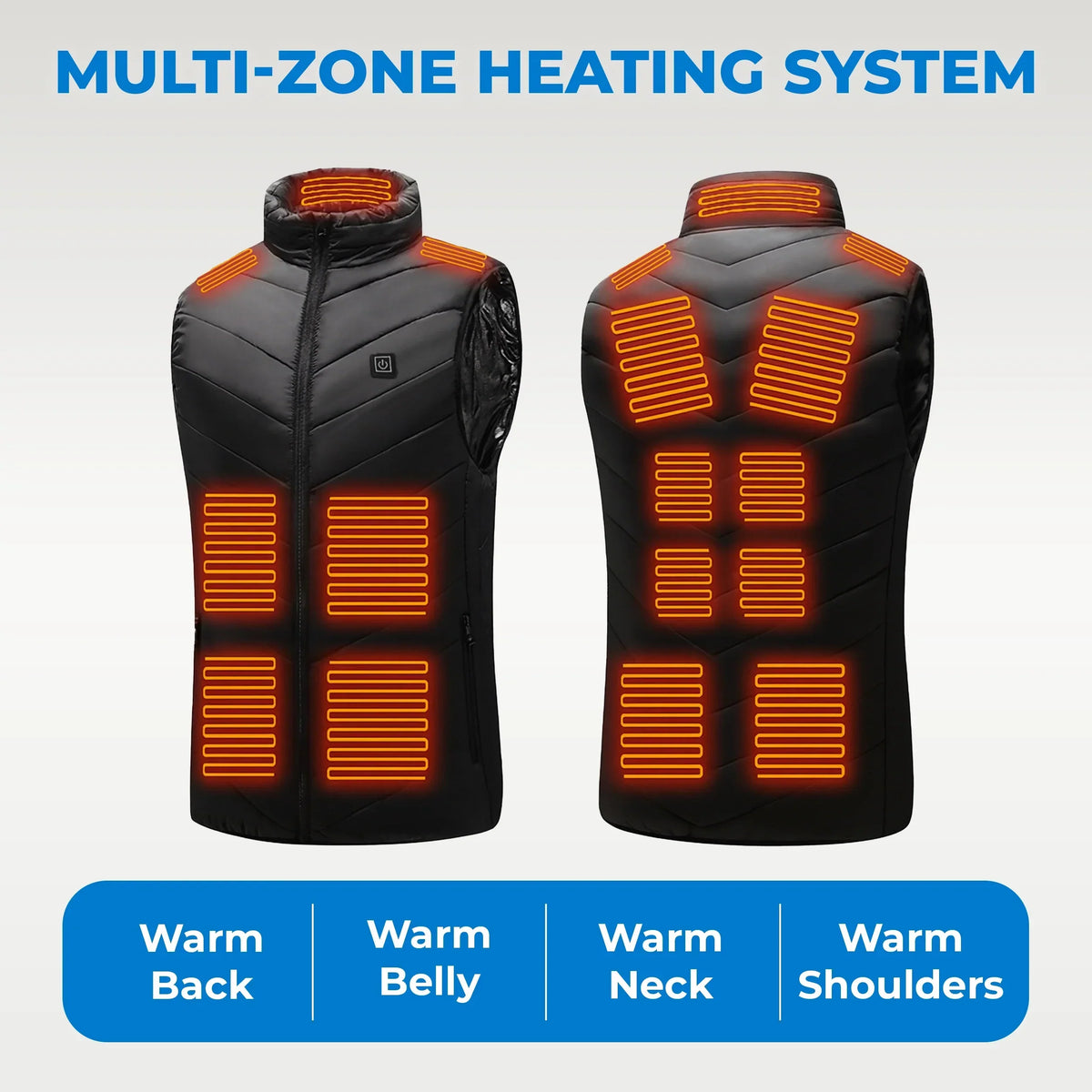 Heated Vest Nine Zone Light Outdoor Fall 2025 Warmth