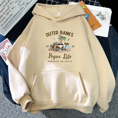 Cozy Oversized Unisex Hoodie - Pullover, Polyester, Casual