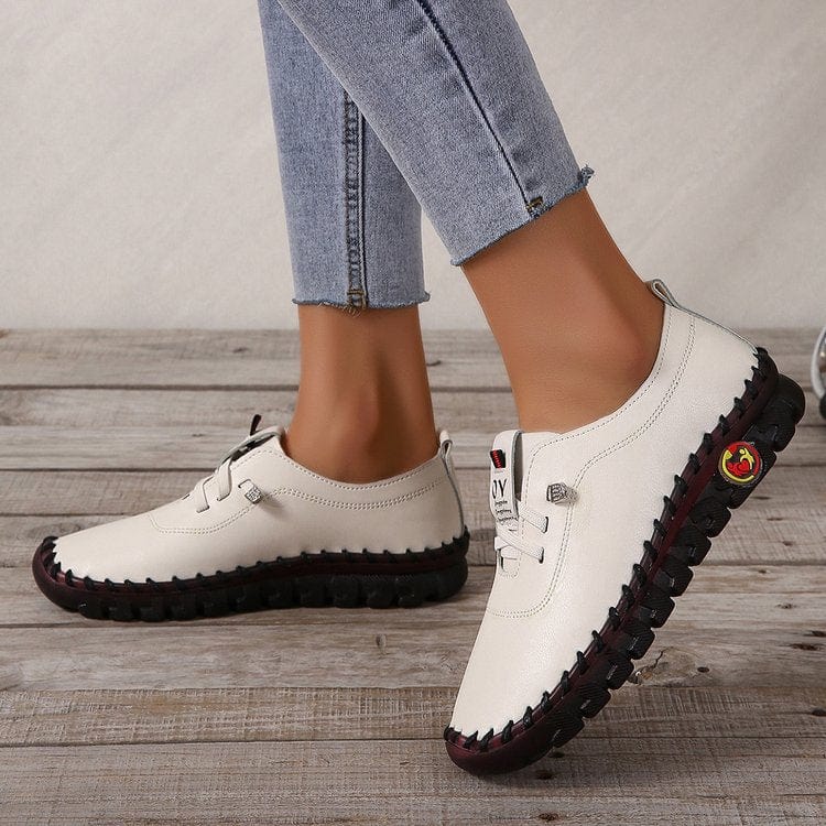 Flexible Leather Moccasins with Non-Slip Sole, Comfortable Slip-On Moccasin Shoes for Men and Women, Ideal for Daily Wear-6