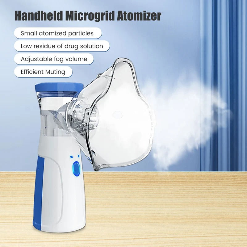 Nebulizer2025 Edition Travel-Friendly Mini Mesh Nebulizer For Adults And Kids Quiet On The Go Inhaler Back To School