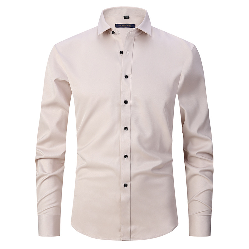 Variant image for Men's Dress Shirt with Anti-Floor Technology, Breathable Fabric, Lightweight, Classic Fit for All-Day Style-55