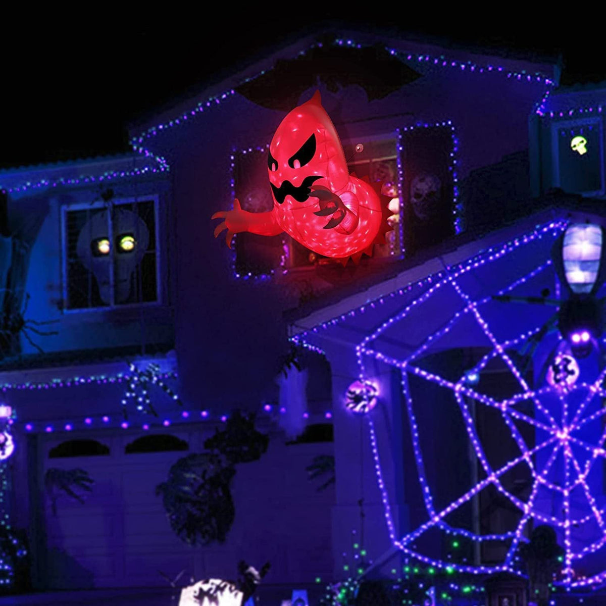 Ghost Inflatable 1.4m Polyester Yard Halloween Decor