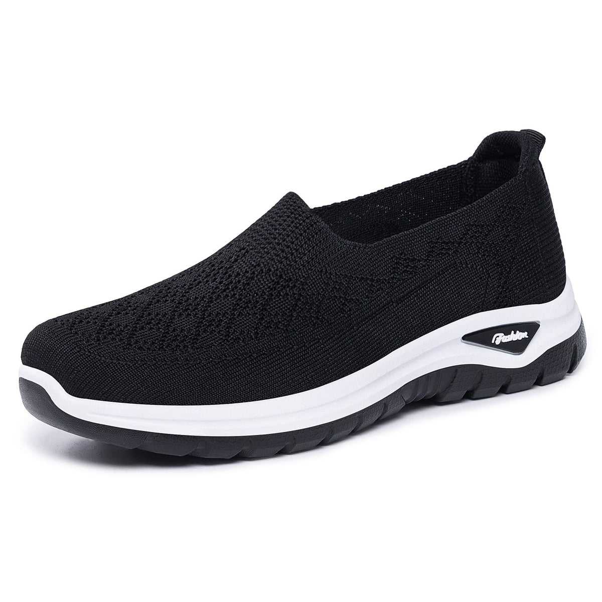 Slip-On, Knit Upper, Casual Regular Wear – Light Women's Mesh Slip-On Flats