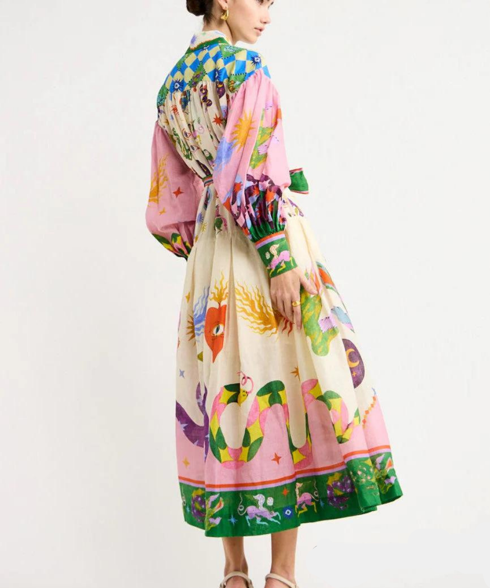 Elegant Italian Maxi Dress for Women with Flattering Silhouette and Versatile Style, Perfect Long Dress for Any Occasion-6