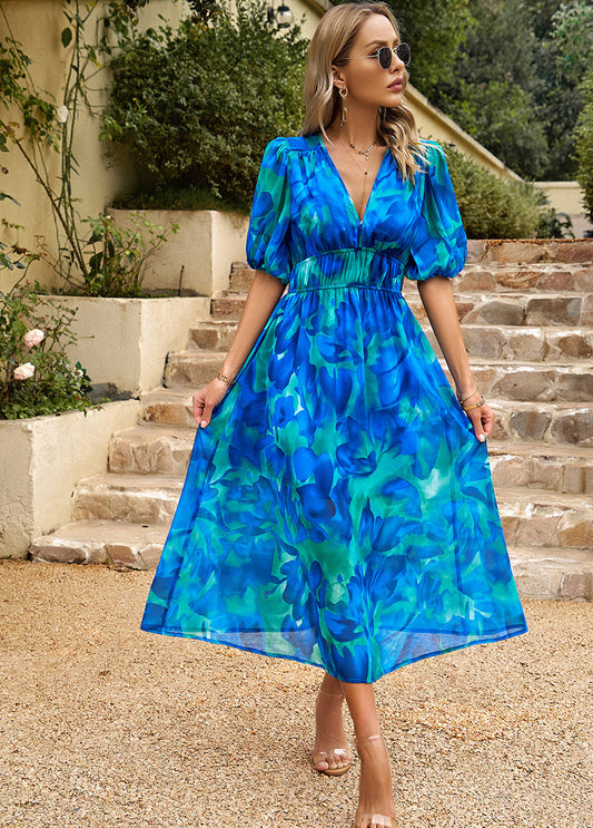 Elegant Women's Maxi Dress in Breathable Fabric - Airy Design for Summer and Formal Occasions, Available in Multiple Colors-1