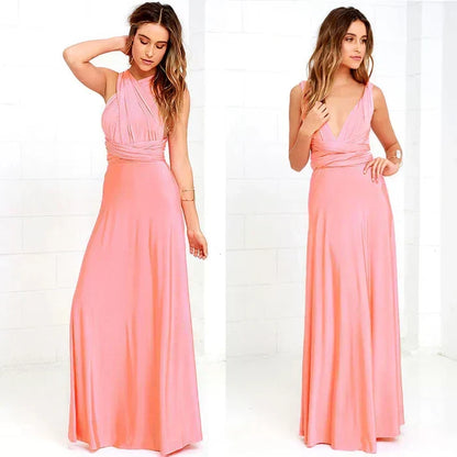 Variant image for Chic Women's Wrap Dress with Elastic Waist, Soft Breathable Fabric, Versatile Summer and Formal Style-49