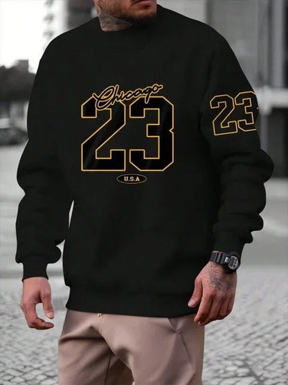 Relaxed Crewneck, Fleece, Casual – Warm Men’s Sweatshirt