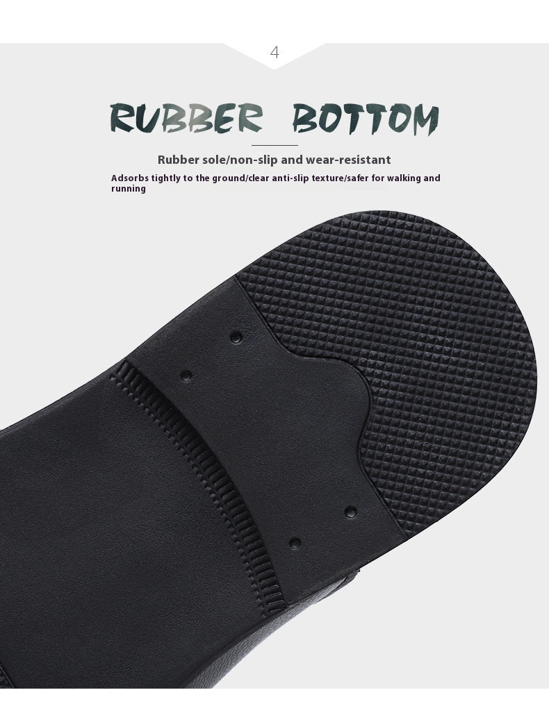 men's Breathable sandals - durable casual open-toe, cowhide upper, ideal for beach outings