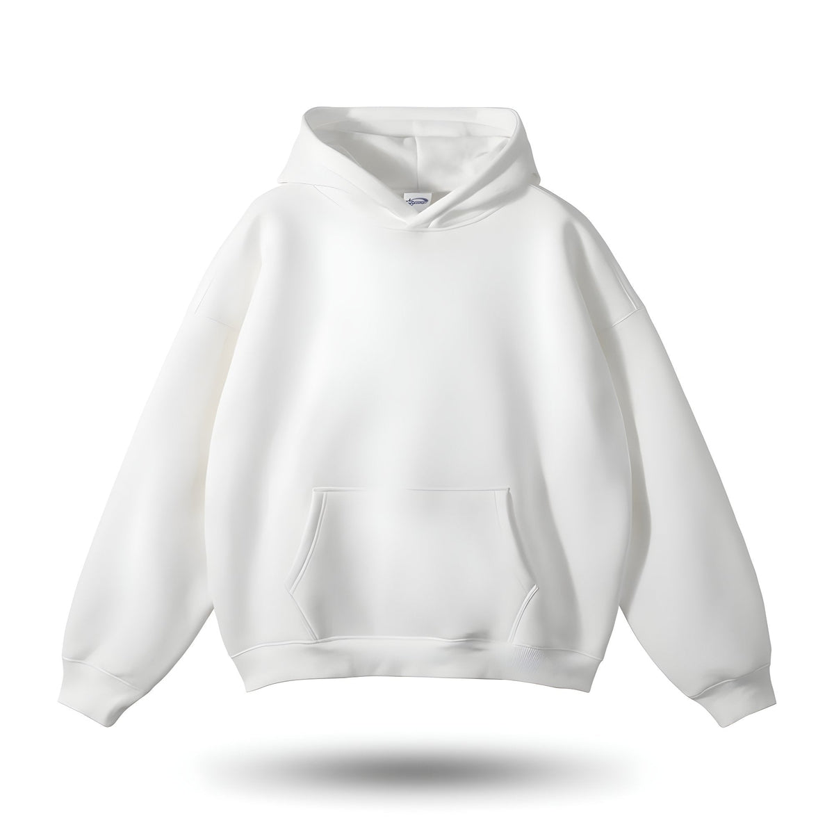 Oversized Unisex Hoodie - Drop Shoulder, Cotton, Regular