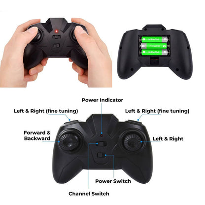 Wall RC Car Remote Control Stunt Vehicle Indoor Play