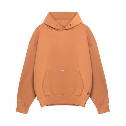 Relaxed Oversized Men's Pullover Hoodie - Cotton, Casual
