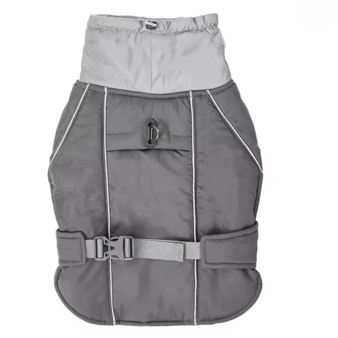 Water-Resistant2025 Edition Dog Coat With Reflective Strips And Flexible Straps For Safe Winter Walks
