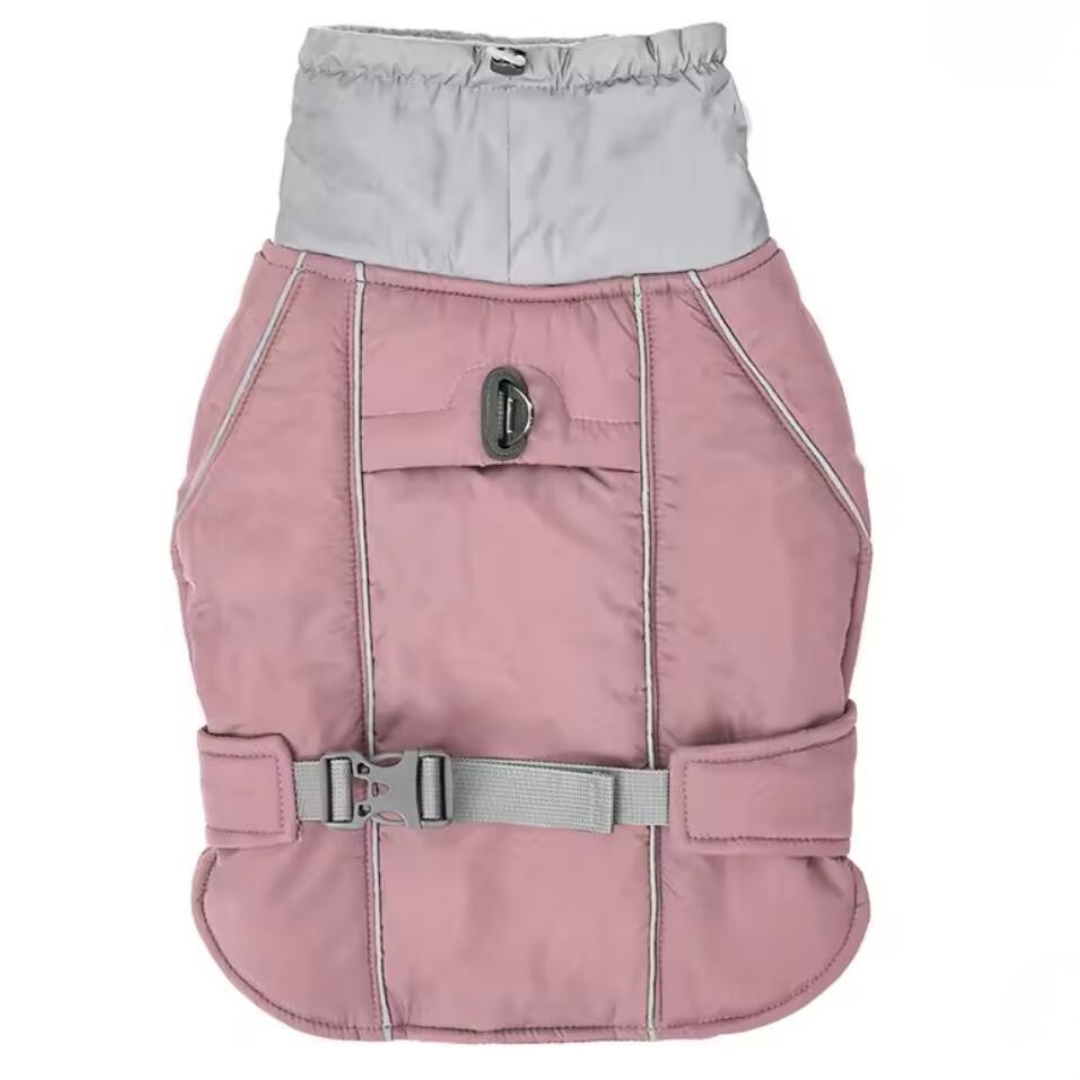 Water-Resistant2025 Edition Dog Coat With Reflective Strips And Flexible Straps For Safe Winter Walks