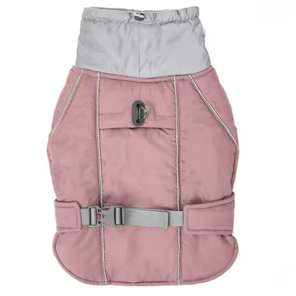 Water-Resistant2025 Edition Dog Coat With Reflective Strips And Flexible Straps For Safe Winter Walks