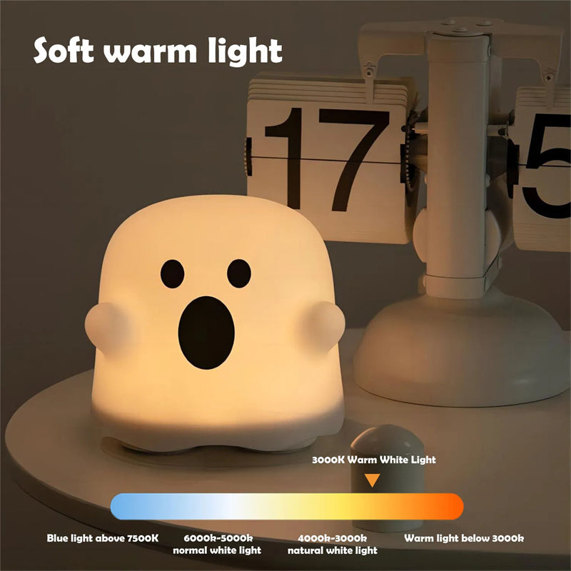 Night Silicone Light Touch Lamp Bedside Cute Halloween