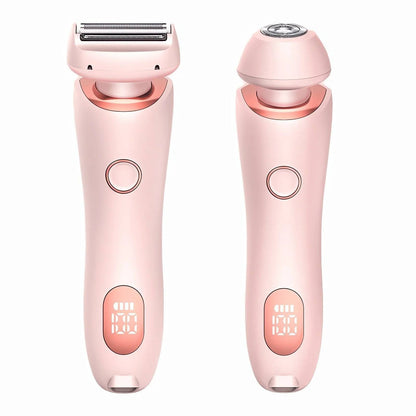 Motor-Driven Shaver 3D Floating Blade Dual-Head Water-Resistant Wet Dry Use Gentle Painless Hair Removal Fall 2025 Self-Maintenance Gift