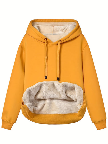 Women’s Insulating Hoodie - Relaxed Pullover, Fleece