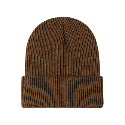 Warm Multi-Use Beanie - Folded Cuff Ribbed Knit, Winter