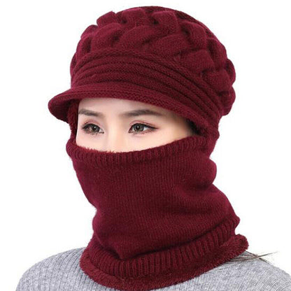 Insulating Women's Winter Hat Kit - Cable Knit, Wool