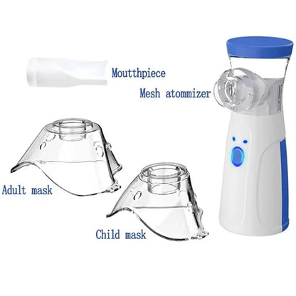 Nebulizer2025 Edition Travel-Friendly Mini Mesh Nebulizer For Adults And Kids Quiet On The Go Inhaler Back To School