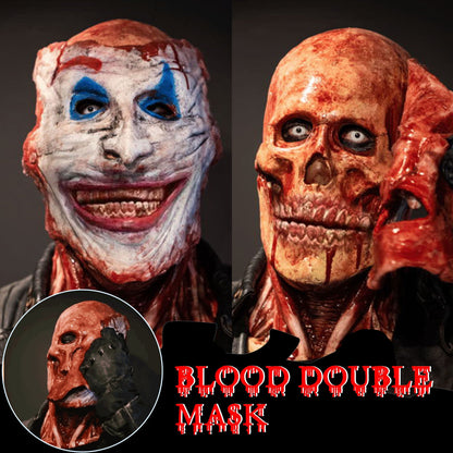 Latex Horror Mask Headgear Halloween 2025 Immersive