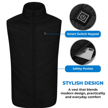 Heated Vest Nine Zone Light Outdoor Fall 2025 Warmth