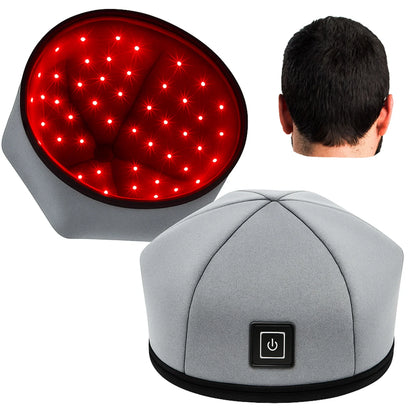 Red Light Therapy Cap Hair Growth Helmet Pain Free At Household