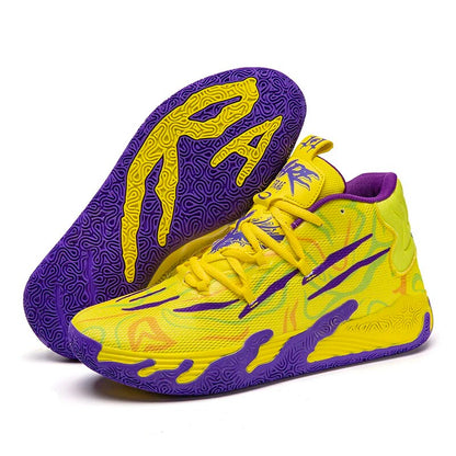 Variant image for Men's Basketball Shoes, Breathable Fabric, Anti-Slip Sole, Optimal Grip for Indoor and Outdoor Performance-43