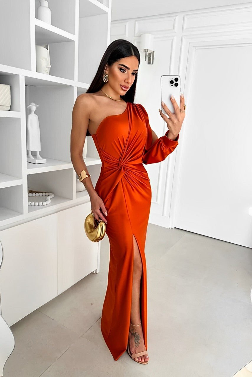 Variant image for Elegant Black Satin Dress with Flattering Cut for Women's Cocktail and Formal Occasions-37